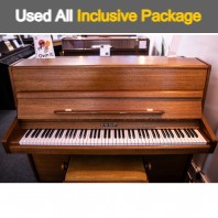 Used Knight Satin Teak K10 Upright Piano - All Inclusive Premium Package (SN:59306) Used Knight Satin Teak K10 Upright Piano - All Inclusive Premium Package (SN:59306)